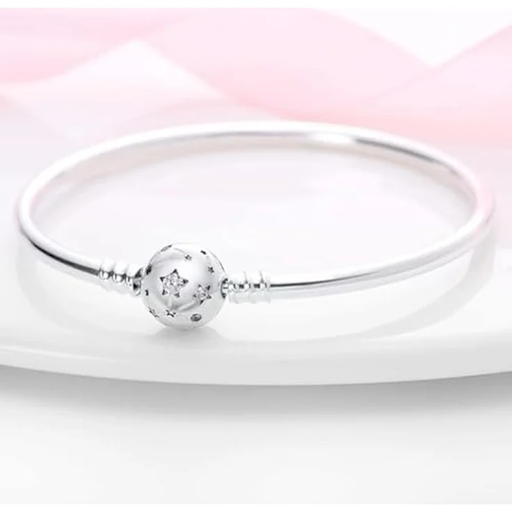 Pandach 925 Sterling Silber Damen Armband, Schlangen-Gliederarmband für empfindliche Haut, Geschenk für Frauen, Freundin, Mama, geeignet für Valentinstag, Muttertag, Geburtstage, Weihnachten – Bild 3