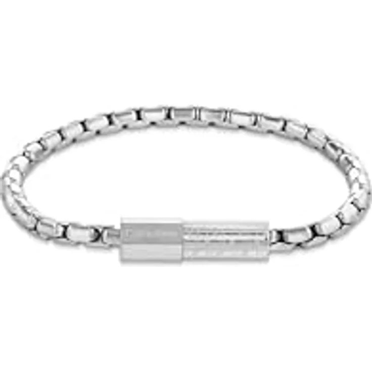 Calvin Klein Fass-Kollektion, Herren-Armband aus Edelstahl mit verstellbarem Magnetverschluss, 185-195 mm