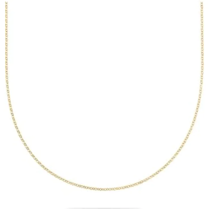 FAVS Damen-Halskette 375er Gelbgold, 45 cm, zeitloser Schmuck 89007526
