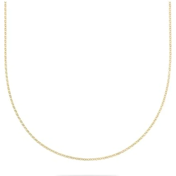 FAVS Damen-Halskette 375er Gelbgold, 45 cm, zeitloser Schmuck 89007526 – Bild 1