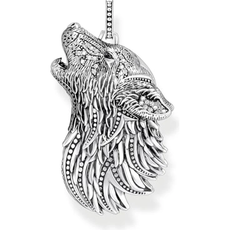 THOMAS SABO Unisex Kettenanhänger, 925er Silber mit Zirkonia, One Size, 89013429 – Bild 4