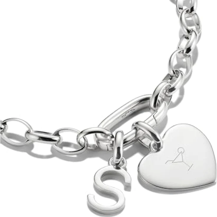 Thomas Sabo Charm Club Connect Charm-Anhänger Buchstabe S aus recyceltem 925 Silber mit filigraner Öse, CC1225-001-21 – Bild 2