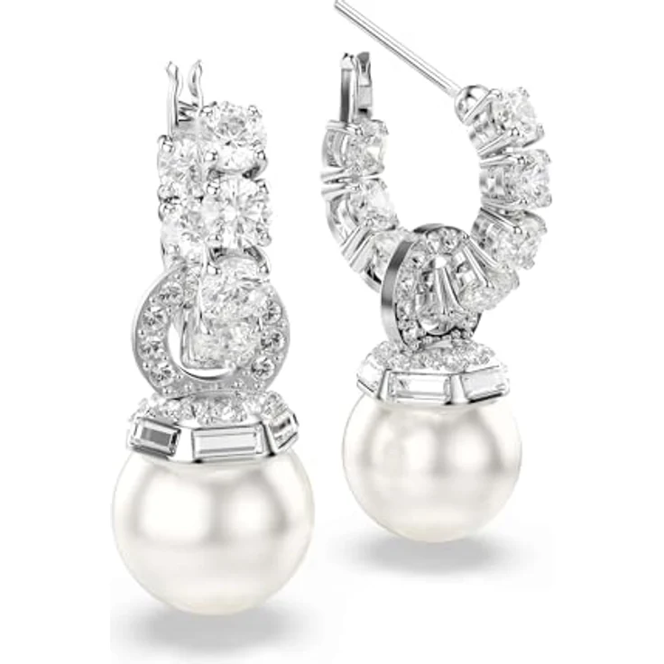 Swarovski Creolen Matrix 5691716, elegante Ohrringe aus funkelndem Kristall – Bild 3