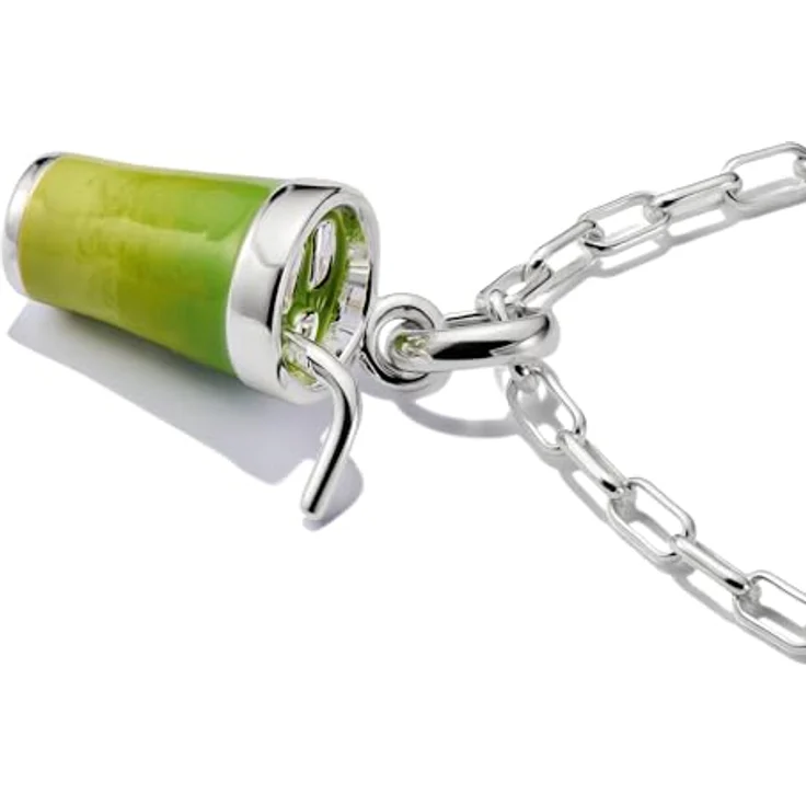THOMAS SABO Charm-Anhänger Matcha Latte Connect, aus recyceltem 925er Silber mit Kaltemail, geeignet für Charm-Armbänder und -Ketten – Bild 3