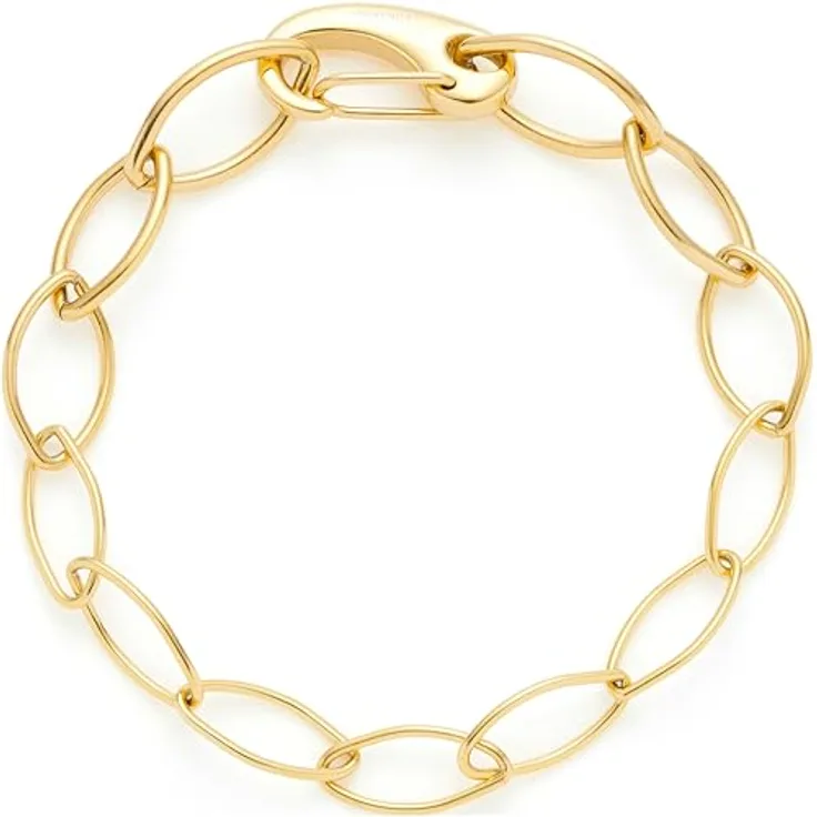 JEWELS BY LEONARDO Armband Tory, Arm-Kette aus goldfarbenem Edelstahl, 19,5 cm, Clip & Mix Kollektion, allergikerfreundlich, in Geschenkverpackung, 024921