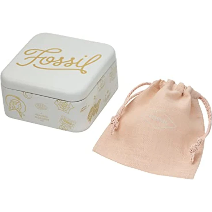 Fossil Damen-Gliederarmband Infinity, Sterlingsilber poliert mit Karabinerverschluss, Silber – Bild 4