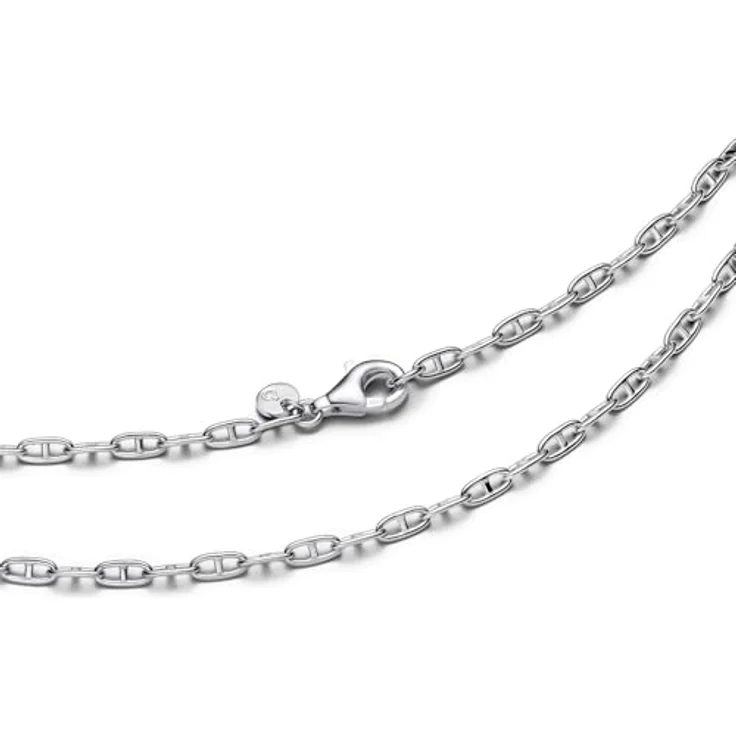 PANDORA Moments Ankerketten-Halskette aus Sterling Silber, 55cm, kompatibel mit bis zu 6 Charms, Modell 393899C00-55 – Bild 2