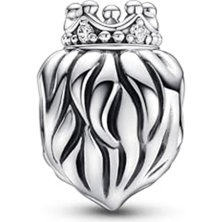 PANDORA Moments Königlicher Löwe-Charm-Anhänger aus Sterling Silber, verziert mit Zirkoniasteinen, kompatibel mit Moments Armbändern, 792199C01 – Bild 2