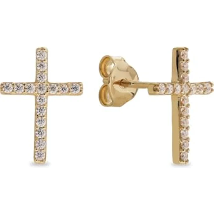 CHRIST Ohrstecker 89216499, elegante Schmuckstücke aus hochglänzendem Edelstahl – Bild 1