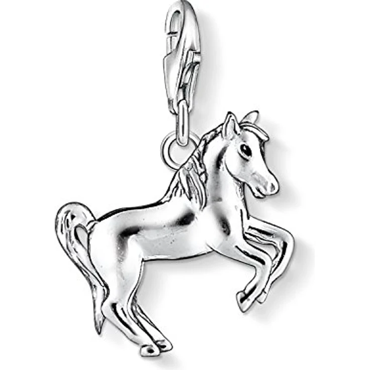 Thomas Sabo Damen Charm-Anhänger Pferd Charm Club, 925 Sterling Silber, Karabinerhakenverschluss, vielseitig kombinierbar – Bild 1