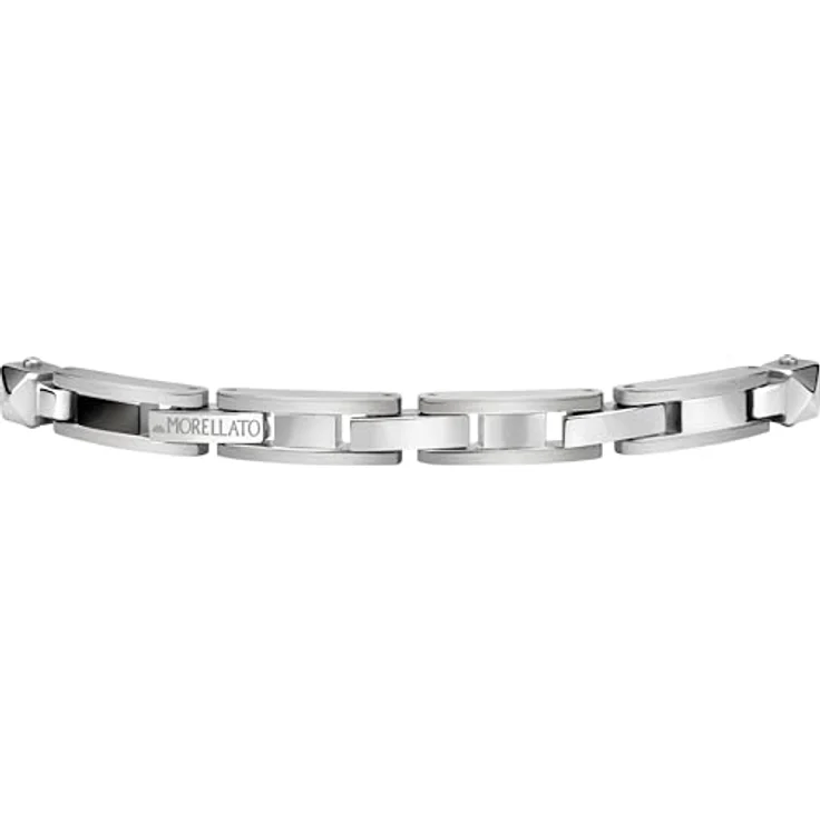 Morellato Herrenarmband, Cross Kollektion, Edelstahl, 21 cm, Clipverschluss, Metropolitan Stil, inkl. 2 Jahre Garantie – Bild 3