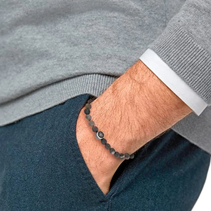 s.Oliver Armband Edelstahl Herren Armschmuck mit Kompass-Motiv, 20+2 cm verstellbar, in Schmuck Geschenk Box – Bild 3