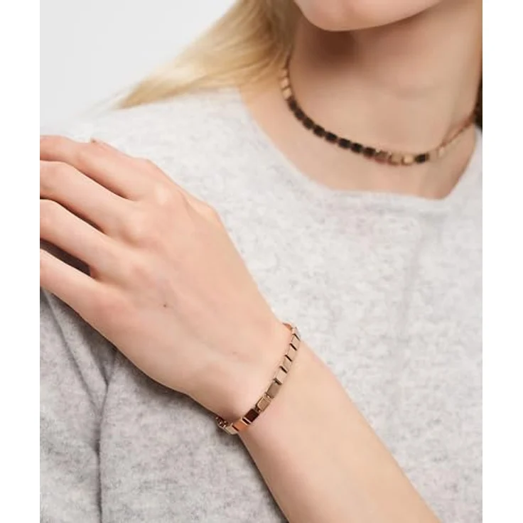 Liebeskind Berlin Damen Armband LJ-1691-B-21, Edelstahl in IP Roségold, Kettenart Schlagenkette, 21 cm mit Karabinerverschluss – Bild 2
