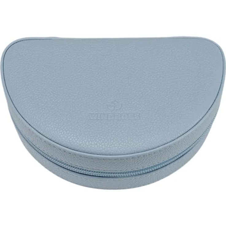 Windrose Kleines RV-Schmucketui Marvella/sky, elegantes Schmucketui aus Feinsynthetik in Lederoptik, handgefertigt, ideal für Reisen und täglichen Gebrauch – Bild 5