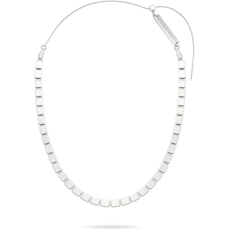 Liebeskind Berlin Halskette LJ-1686-N-45, Damen Edelstahl, poliert, 45 cm, Silber, Slider-Verschluss – Bild 2