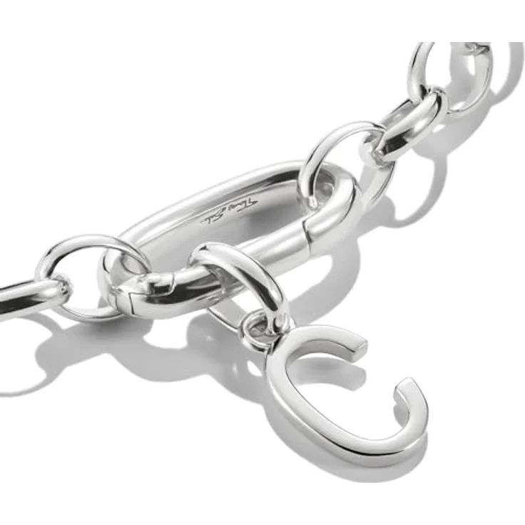 Thomas Sabo Charm Club Connect Charm-Anhänger Buchstabe C aus recyceltem 925 Silber mit flexibler Öse, CC1209-001-21 – Bild 2