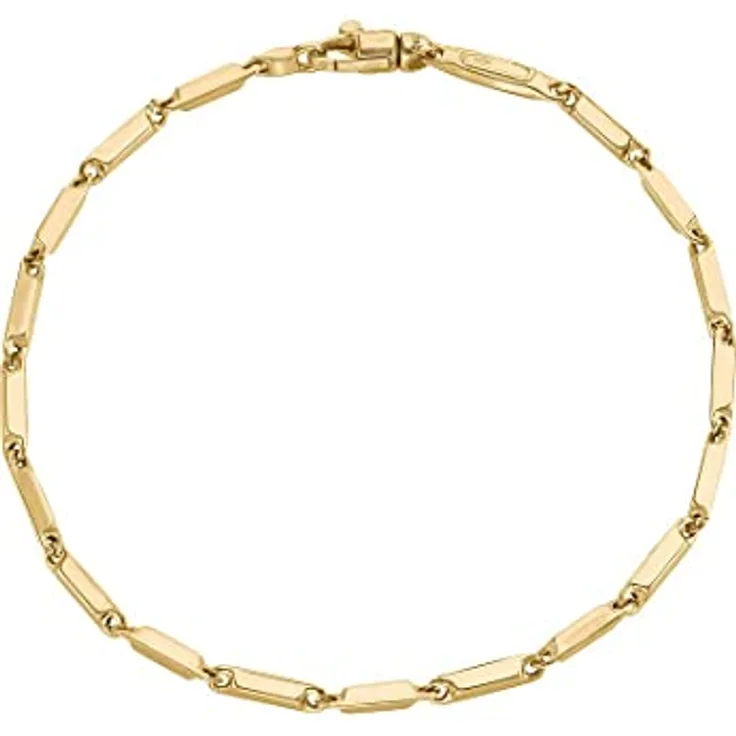 CHRIST Damen-Armband 585er Gelbgold, 20,5 cm, zeitloser Klassiker in Gold