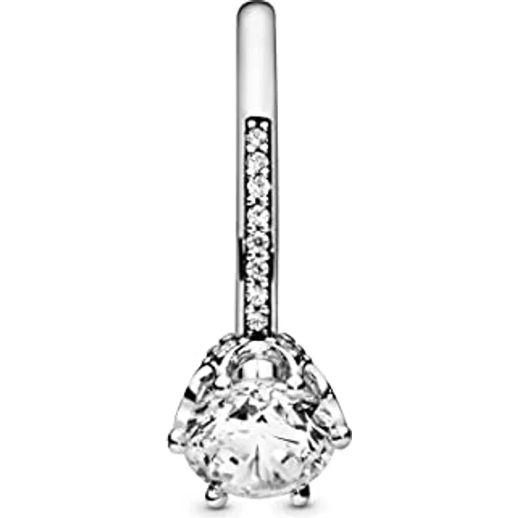 Pandora 198289CZ Damen-Ring Clear Sparkling Crown, 925er Sterlingsilber mit Zirkonia, Ringgröße 54/17,2 – Bild 3