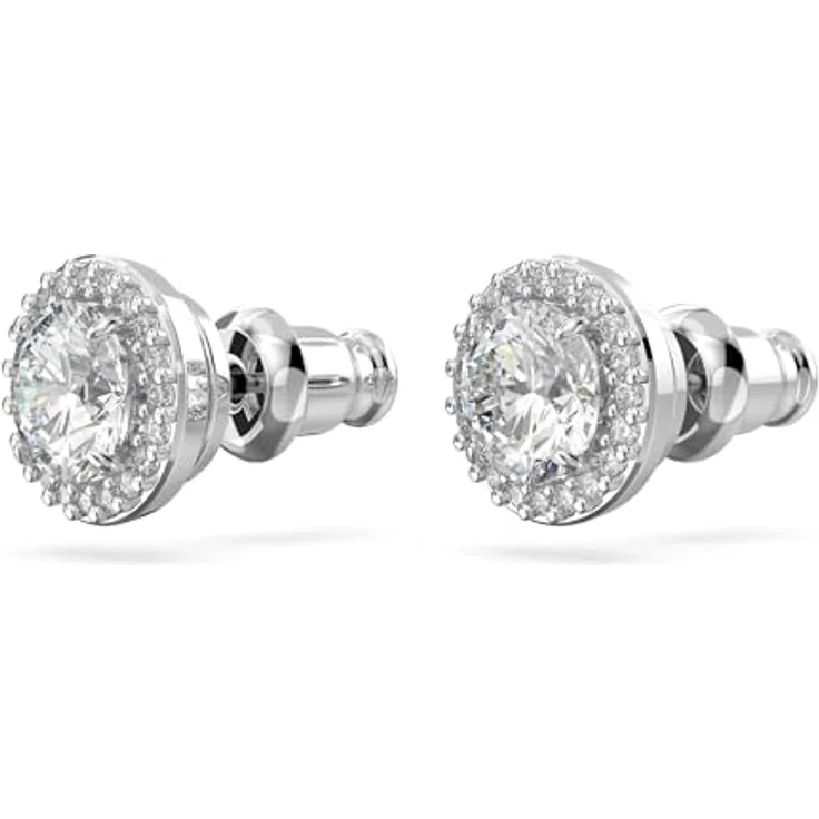Swarovski Constella, Damen-Ohrringe mit klaren Kristallen, rhodiniertes Metall, Einheitsgröße, Zirkonia – Bild 3