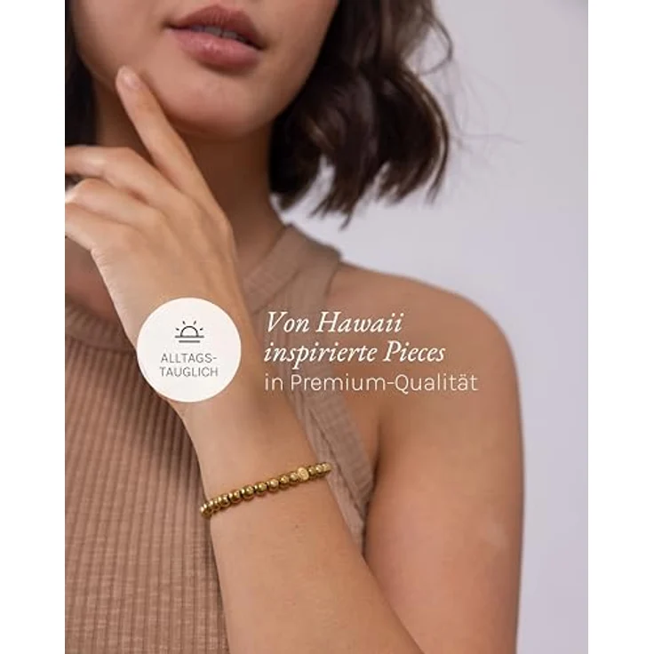Purelei Buchstaben Armband Anxiety – Wasserfestes, Verstellbares Edelstahlarmband für Damen – Individueller Schmuck mit Bedeutung – Bild 3