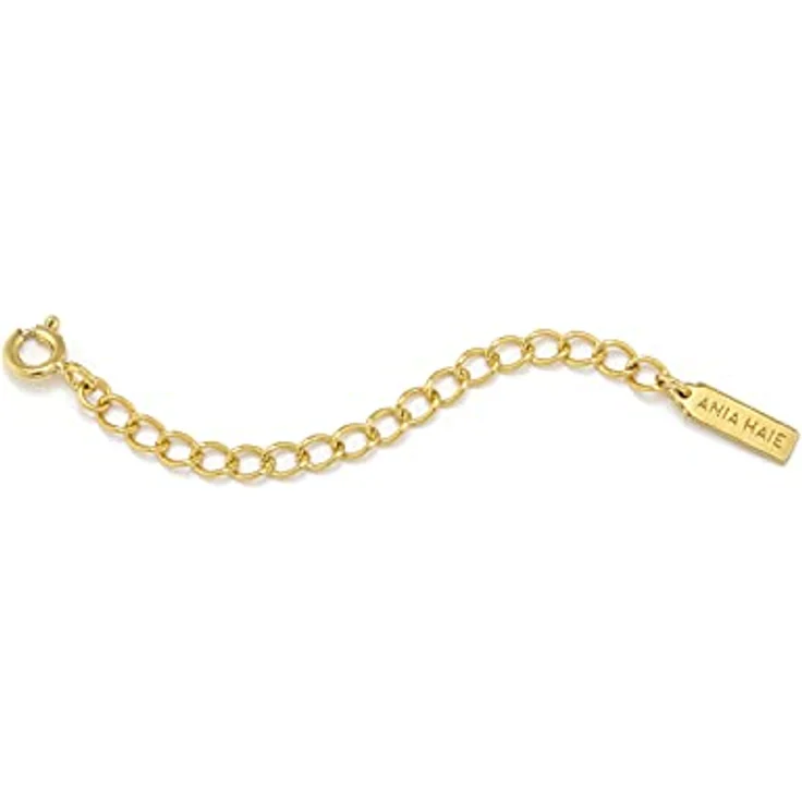 ANIA HAIE PEARL OF WISDOM Damen Armband aus 925 Sterling Silber 14k vergoldet, mit Zirkonia Stein und Süßwasserperle, verstellbar von 16 cm auf 18 cm, inkl. Geschenkverpackung – Bild 2