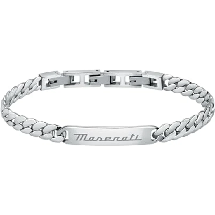 Maserati Jewels Herren Armband aus Stahl - JM222AVD06, 22 cm mit Clip-Verschluss, originalverpackt – Bild 1