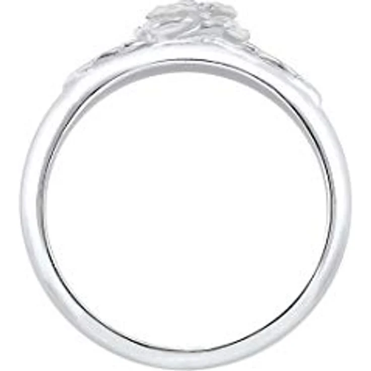 Elli Damen Ring Band mit Rosen-Symbol, Floral Vintage Look aus 925 Sterling Silber – Bild 3