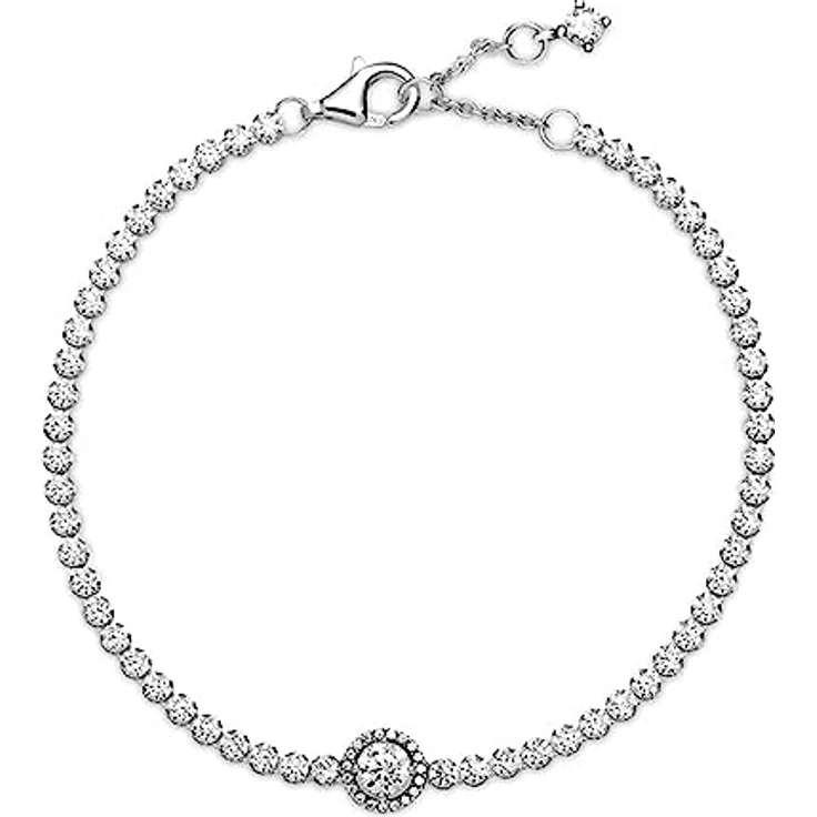 PANDORA Armband Timeless "funkelndes Armband", Sterling-Silber mit Cubic Zirkonia, 20 cm – Bild 3