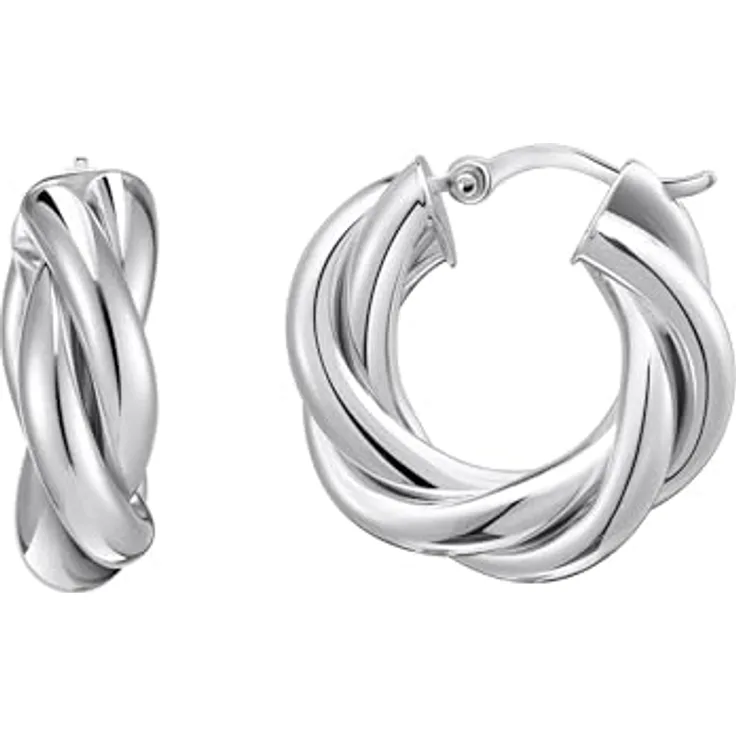 THOMAS SABO Creolen 925 Sterlingsilber, hochwertige Damenohrringe, kombinierbar mit Schmuckstücken in Gold und Rosegold