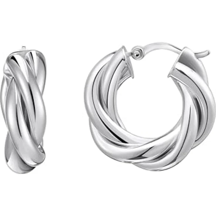 THOMAS SABO Creolen 925 Sterlingsilber, hochwertige Damenohrringe, kombinierbar mit Schmuckstücken in Gold und Rosegold – Bild 1