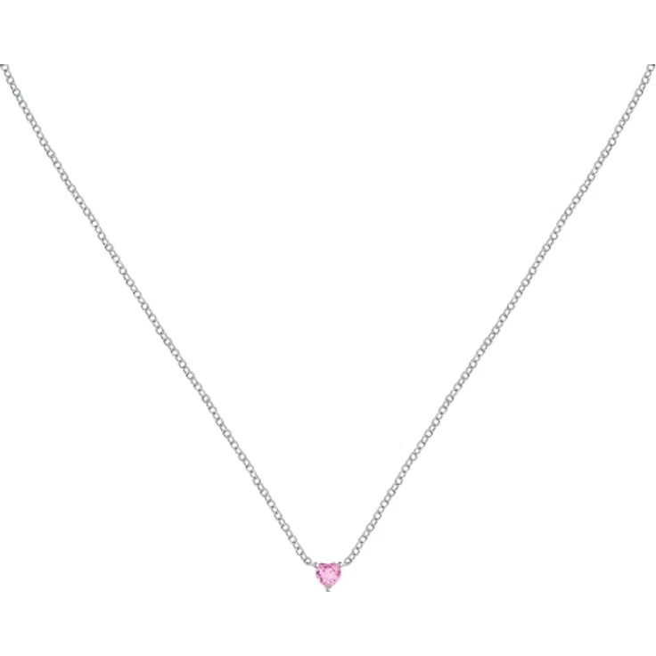 LA PETITE STORY Damenhalskette LPS10AWV16, 45 cm aus 925% Silber mit Zirkonen und Karabinerverschluss – Bild 1