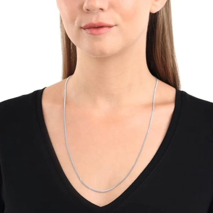 Amor Collier 925 Sterling Silber Unisex Halsschmuck, 60 cm Panzergliederung, in Geschenkbox, 2017772 – Bild 4