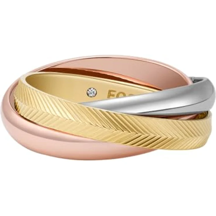 Fossil Damenring HARLOW JF04807998, eleganter Silberring mit zeitlosem Design – Bild 2