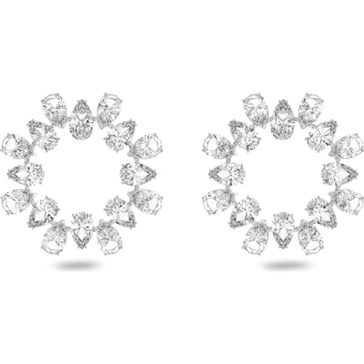 Swarovski Ohrstecker Matrix Pear 5601509, Silber mit Swarovski-Kristall, elegantes Design für jeden Tag – Bild 1