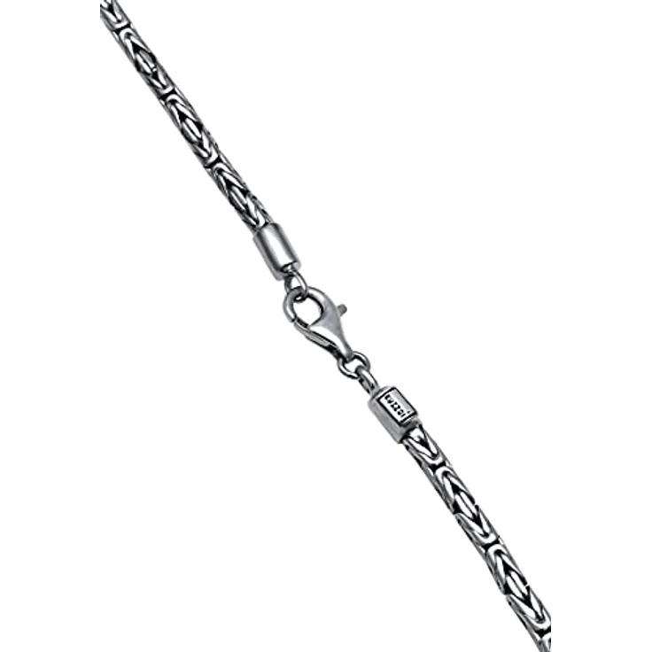 Kuzzoi Herren Königskette, Massiv 925 Silber, glänzende Gliederung mit Karabiner-Verschluss, robustes Design – Bild 6