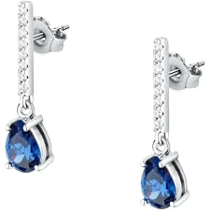 Morellato Damenohrringe Tesori Kollektion SAIW195, aus 925% recyceltem Silber mit Zirkonen, elegantes Design für besondere Anlässe – Bild 1