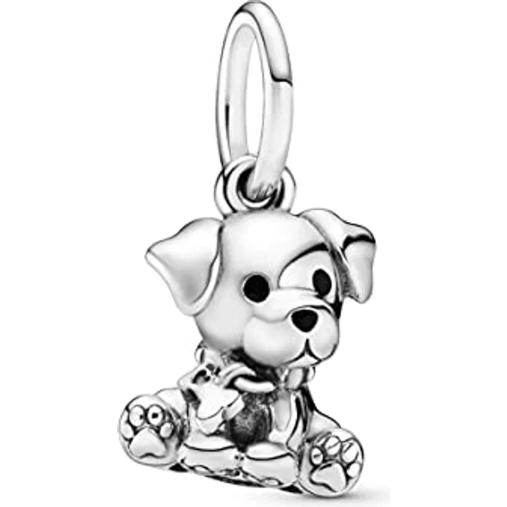 Pandora Charm Moments Labrador-Welpe, Charm-Anhänger aus Sterling Silber, detailreiche Gestaltung – Bild 1