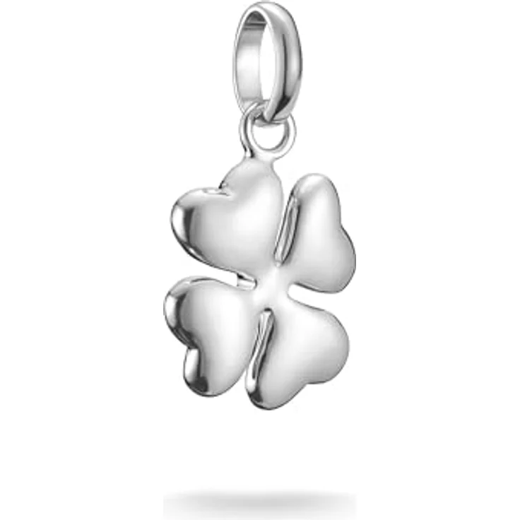 Thomas Sabo Charm Club Connect Charm-Anhänger Glücksklee, 3D aus recyceltem 925 Silber, flexible Tragevarianten CC1236-001-21 – Bild 1