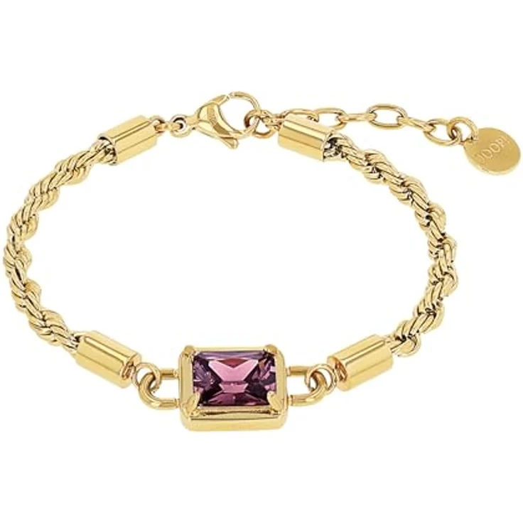 JOOP! Damen Armband Edelstahl mit Zirkonia, Bicolor, 19+3 cm, in Schmuck Geschenk Box, 2039847 – Bild 1