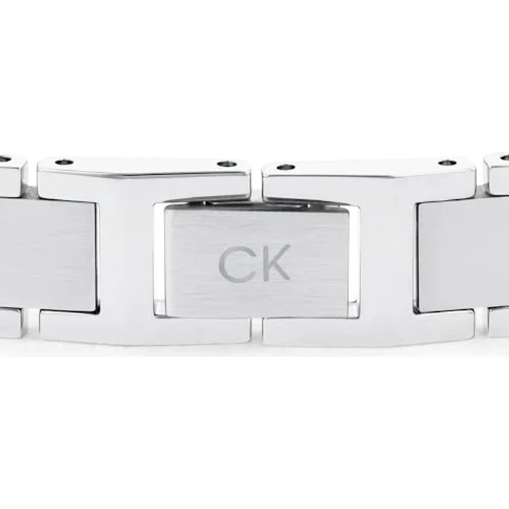 Calvin Klein Gliederarmband Herren ENHANCE, Edelstahl, verstellbar, 195 mm, geometrisches Design – Bild 2