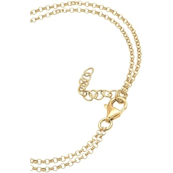 Elli Damen-Armband Infinity Symbol, 925 Sterling Silber vergoldet, handgefertigt, anlaufgeschützt – Bild 3