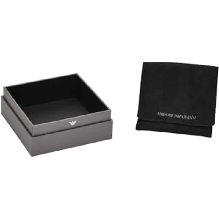 Emporio Armani Damen-Halskette, goldfarbene Messingkette mit Karabinerhakenverschluss – Bild 5