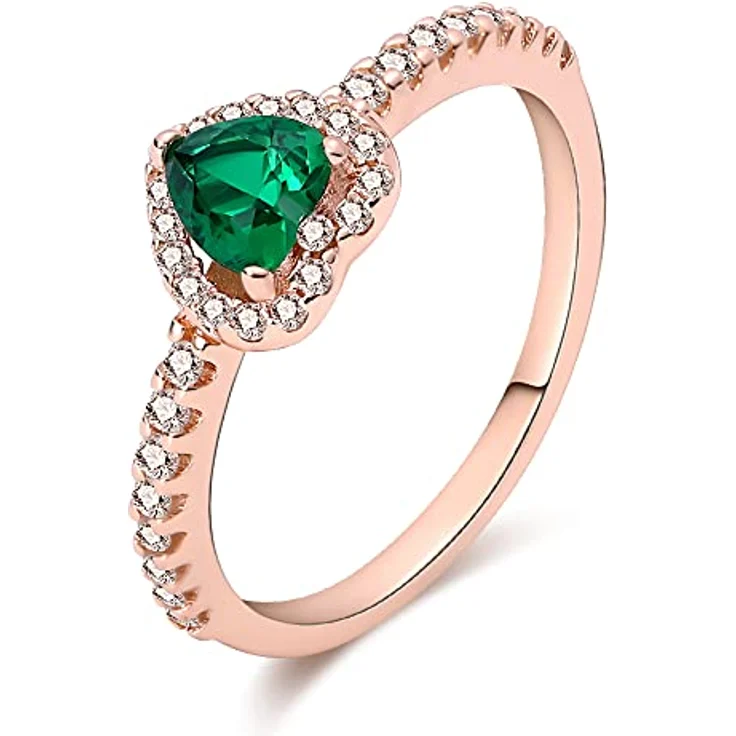 KUNSIR 925 Sterling Silber Damenring, Liebesknoten Criss Cross Design mit Zirkonia, Retro-Vintage Stil – Bild 1