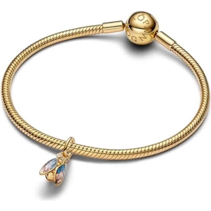 PANDORA Charm-Anhänger Zikade, goldfarben mit Zirkonia, Tiermotiv – Bild 4