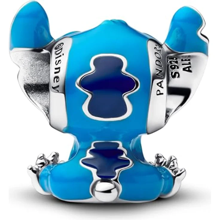 Pandora Moments Disney Stitch Charm aus Sterling Silber, kompatibel mit Moments Anhängern, handgefertigt, 793815C01 – Bild 3