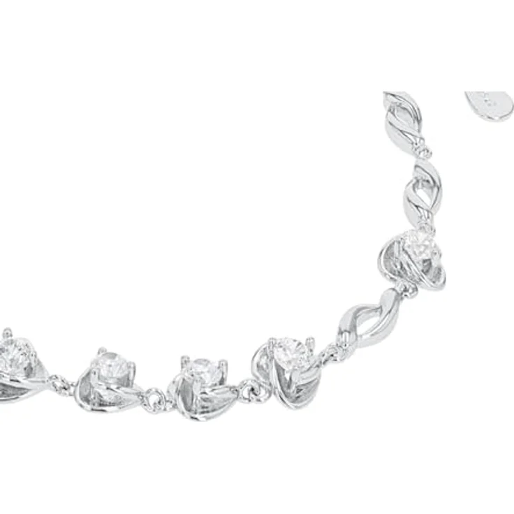 Amor Armband 925 Sterling Silber Damen Armschmuck mit Zirkonia, 17+3 cm, Silber, in Schmuck Geschenk Box, 2022412 – Bild 4