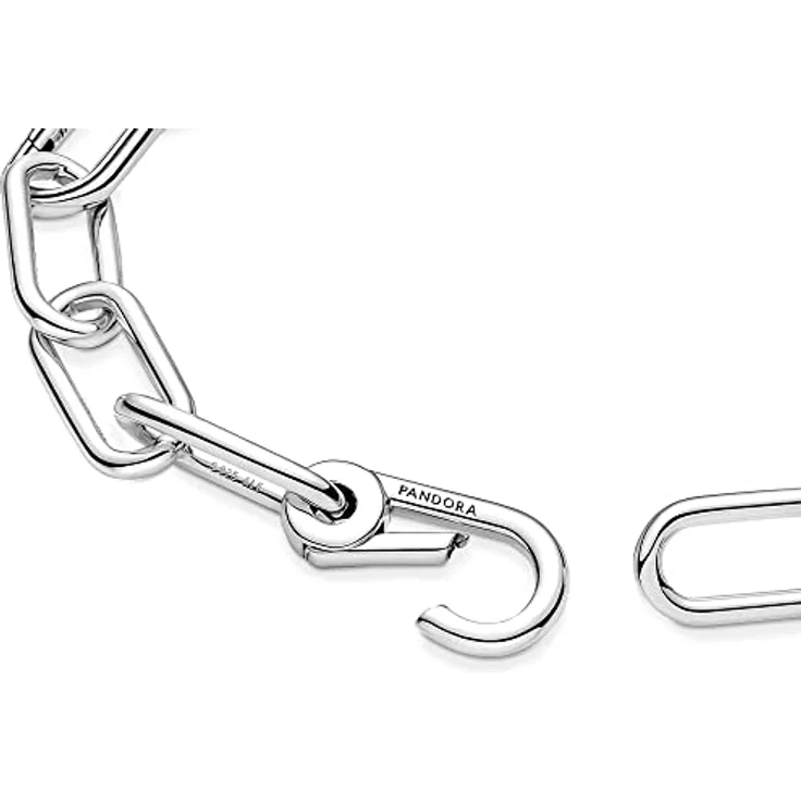PANDORA ME Link Chain Armband 17,5cm aus Sterling-Silber, mit 3 Connectors und Karabinerverschluss, kompatibel mit PANDORA ME Armbändern, 599588C00-3 – Bild 3