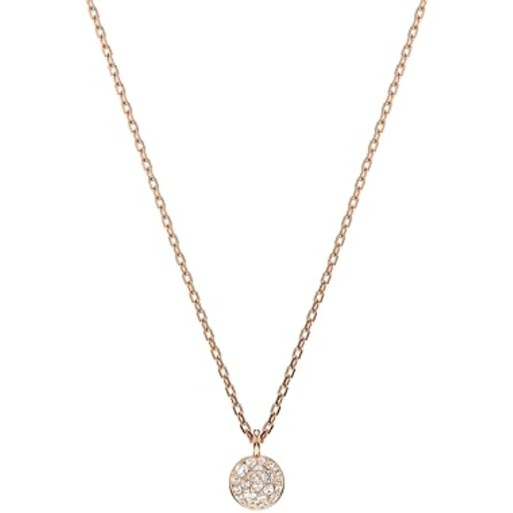 Swarovski Damen-Kette mit Kettenanhänger aus Metall und Kristall, One Size – Bild 5