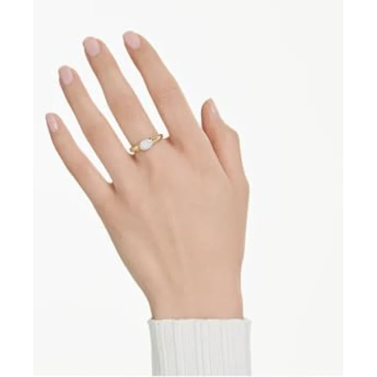 Swarovski Fingerring, vergoldet mit Swarovski-Kristall – Bild 5