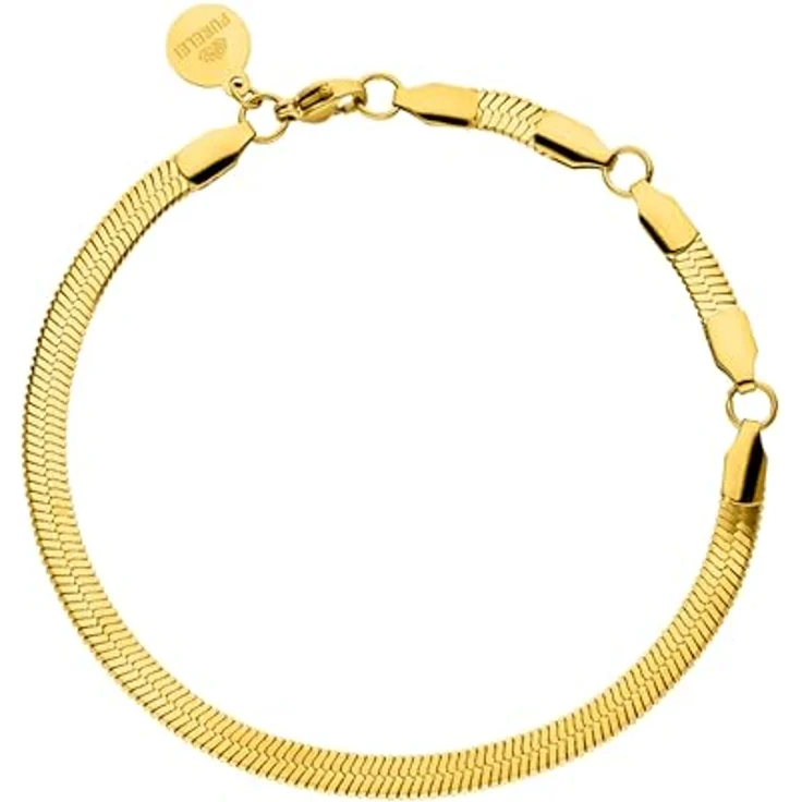 Purelei ilalo Armband (Gold), Damen-Armband aus Edelstahl, wasserfest, verstellbare Länge 16-19 cm, hawaiianisch inspiriert – Bild 1